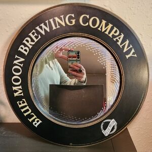 Blue Moon Brewing Company Black Bar Mirror